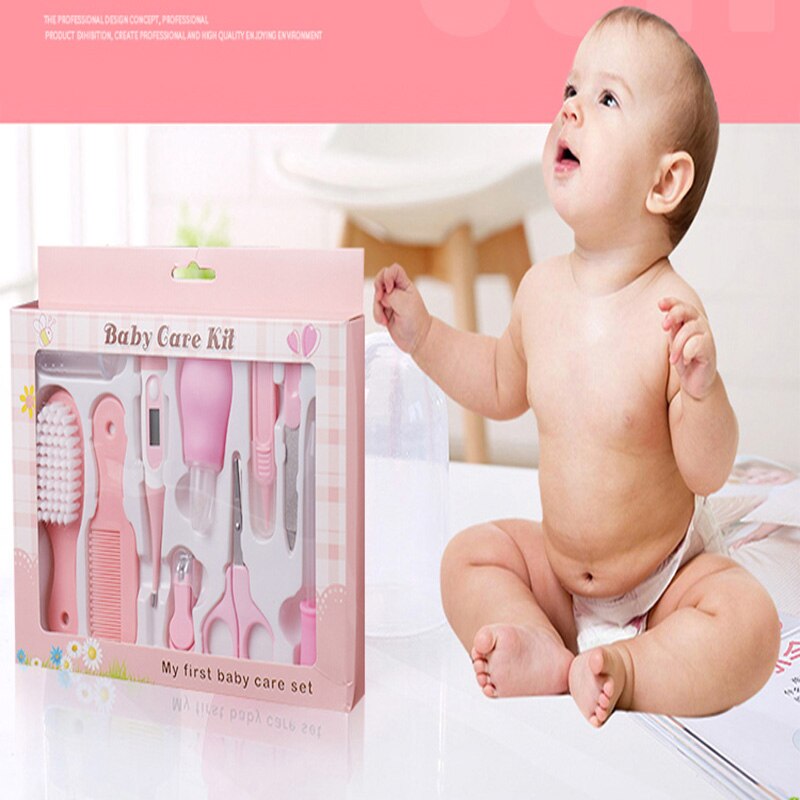 10 Teile/satz Baby Nagel Trimmer Healthcare Bausatz Gesundheits Bausatz Tragbare Neugeborenen Baby Pflege Bausatz Nagel Haarschneidemaschine freundlicher Sicherheit Pflege einstellen