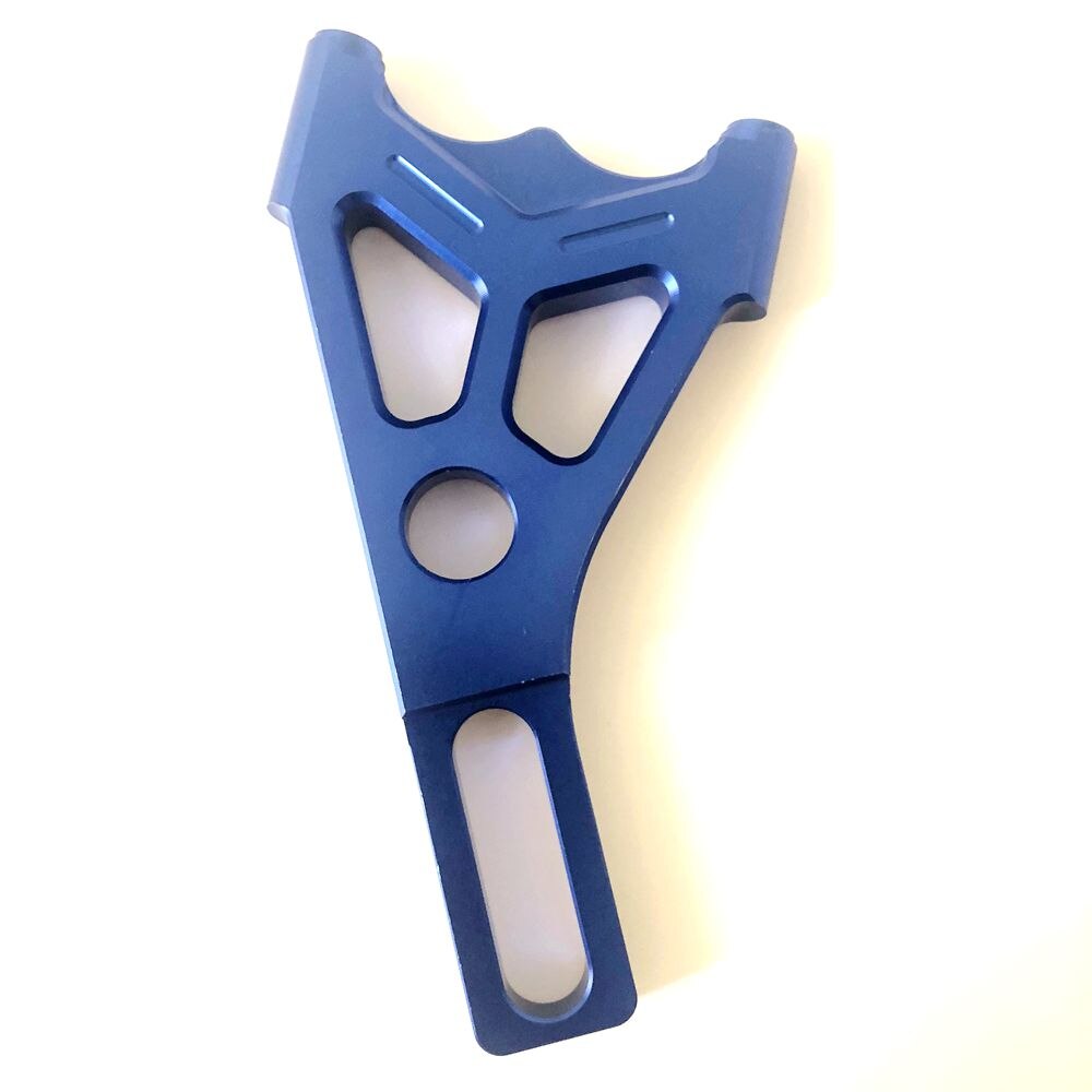 Tył motocykla zacisk hamulcowy adapter wspornika wsparcie dla 220mm tarczy hamulcowej/82mm hamulec promieniowy zacisk hamulcowy Rpm Adelin elektryczny skuter: niebieski