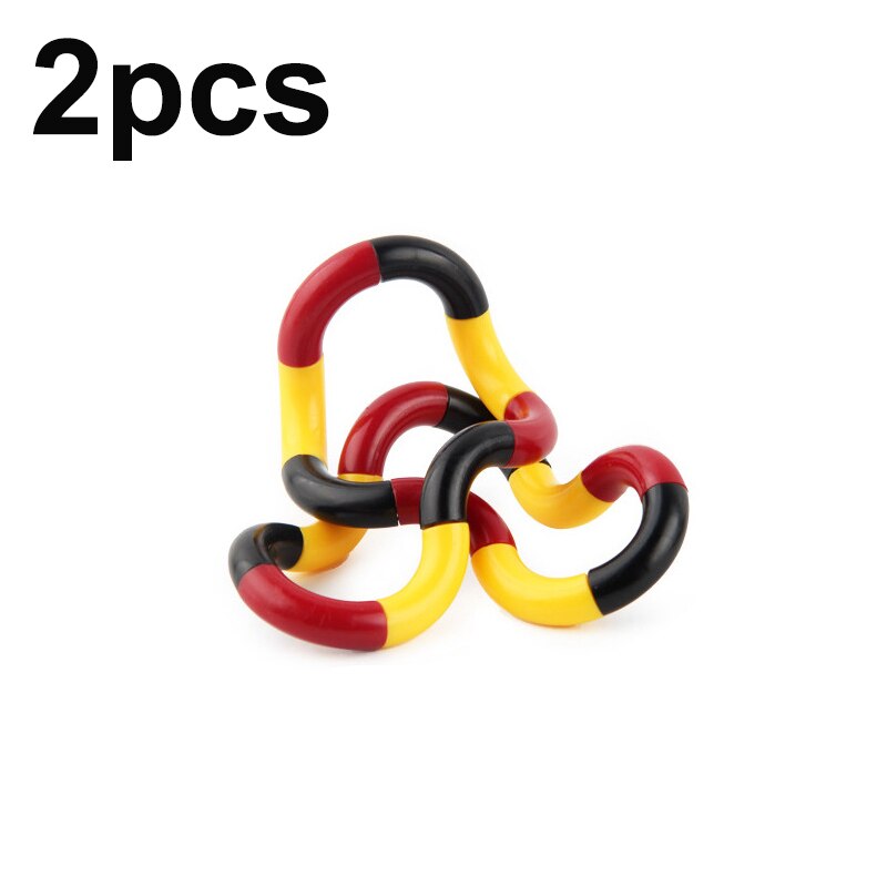 2Pcs Zappeln Anti Stress Spielzeug Twist Erwachsene Dekompression Spielzeug Kind Verformung Seil Perfekte für Stress kind zu Spielen Spielzeug: BRY2p