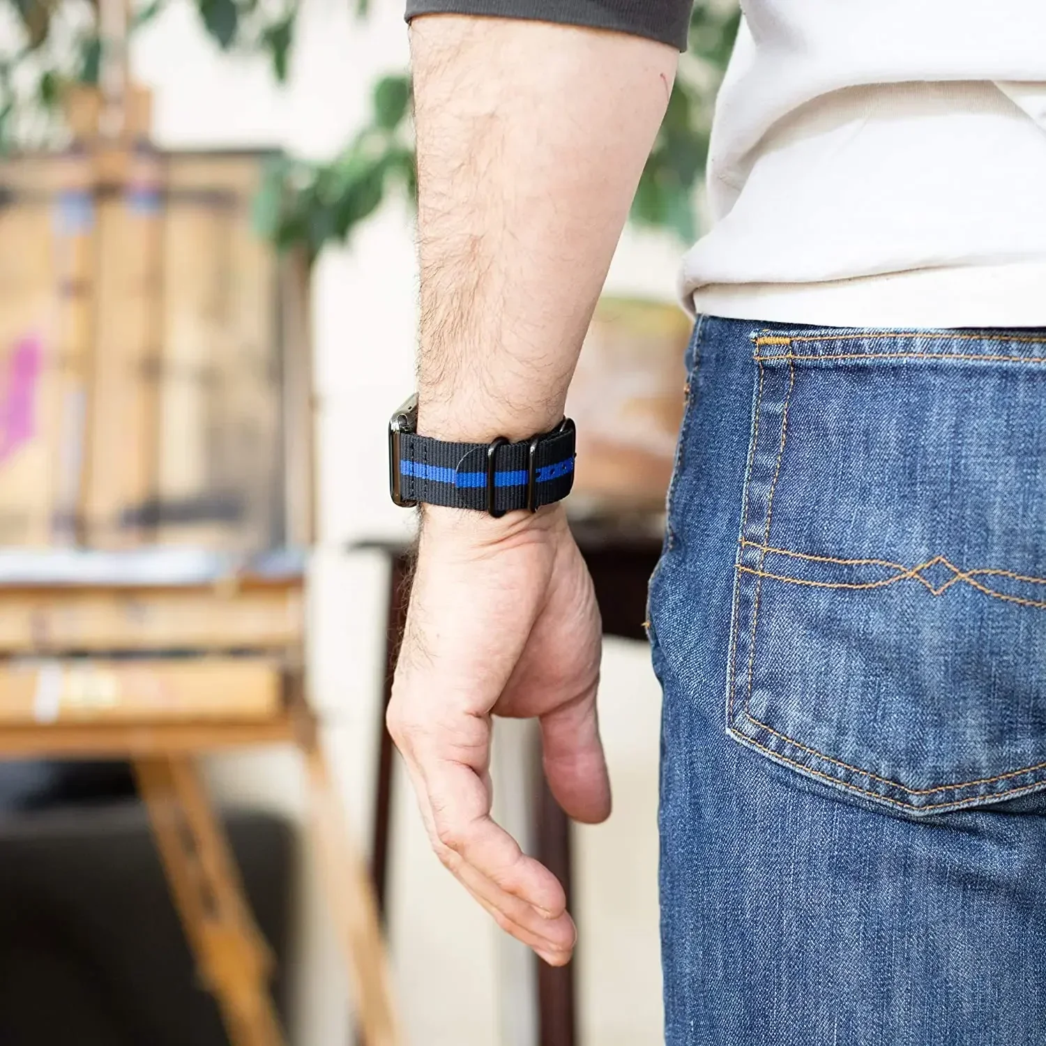 Nylon gevlochten band voor Apple Watch Band Ultra 2 49 mm 45 mm 41 mm 42 mm 44 mm 40 mm geweven armband voor Iwatch Series 9 8 7 6 SE 5 4 3 2