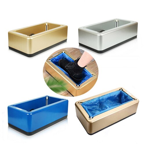 Automatic Shoe Cover Dispenser 100pcs Shoe Covers Automatic Machine One-time Film Machine Foot Set Shoes Home Office