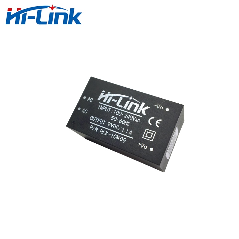 Free Ship 2pcs/lot 85-264V to Isolated 9V 1100mA power module supply HLK-10M09 AC DC switch