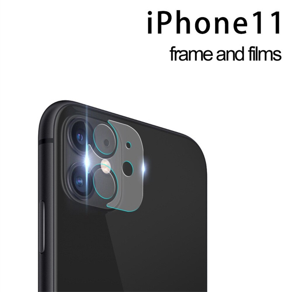 1pcs/lot Full Cover Clear Back Camera Lens Screen Protector Protective Film Tempered Glass For iPhone 11 Pro Max 11 pro: foriphone11