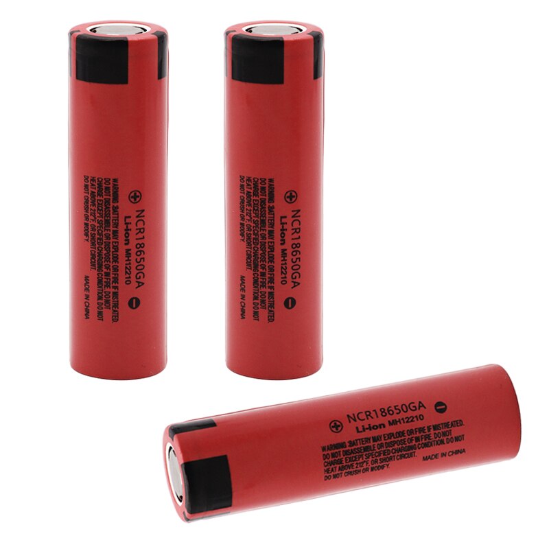 100% NCR 18650GA 30A of 3.7 V 3500mAh 18650 rechargeable flat-top lithium battery suitable for power tool batteries