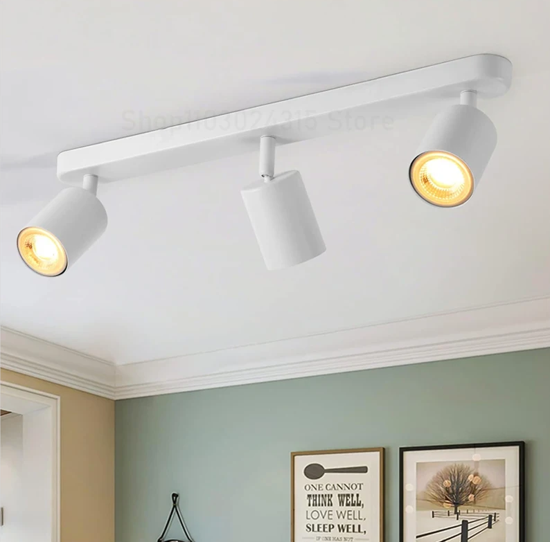 Dæmpbar led  gu10 spotlight tøjbutik baggrundsvægspotlight 7w 12w stilampe overflademonteret loftspotlight  ac 220: Mørkeblå / Blå