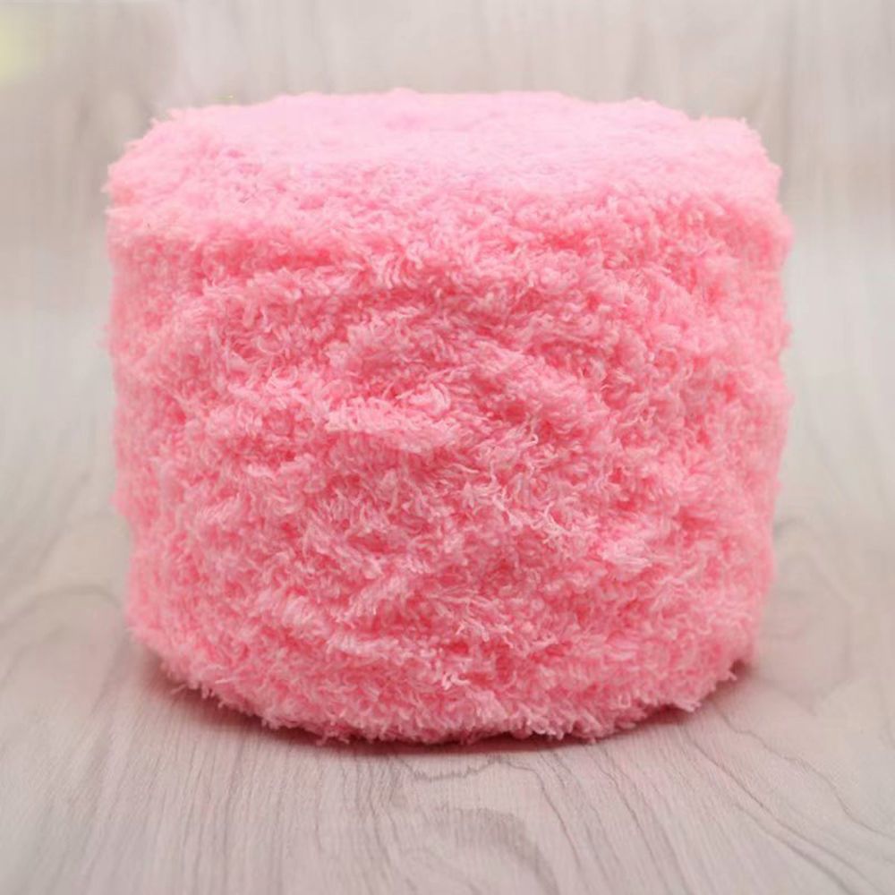 Household Products Hand Knitting Baby Hand-made Wool Crochet Coral Wool Yarn: pink