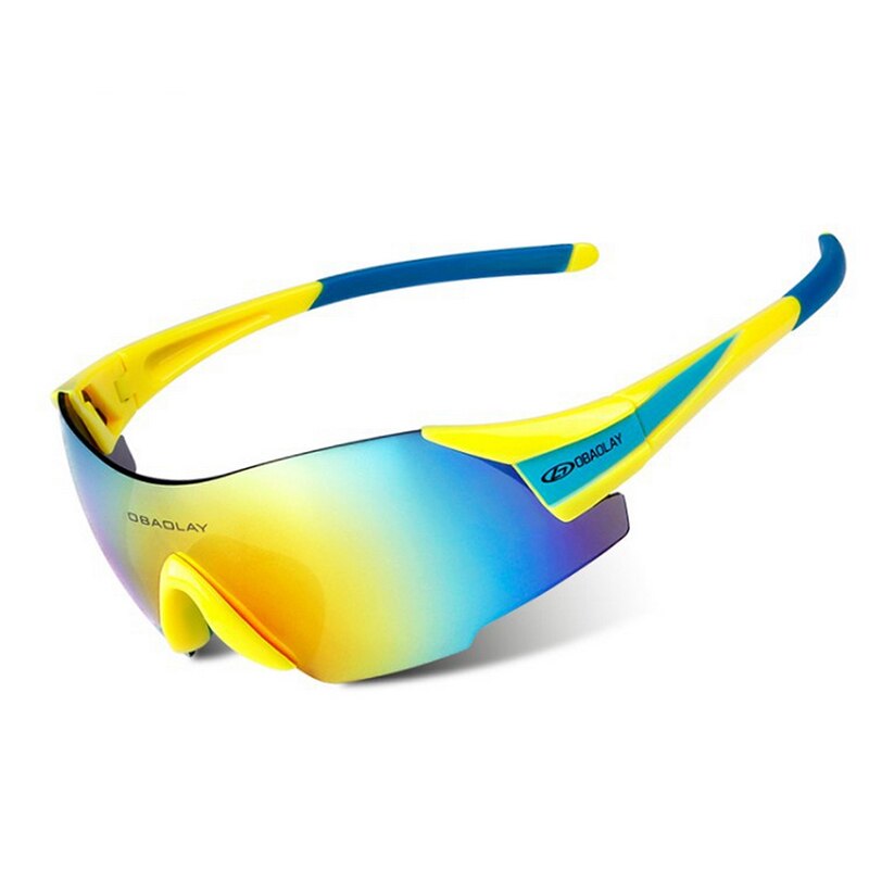 Sport Ski Goggles Motocycle Snowboarding Skateboard Eyewear for Men Women Winter Glasses UV400 Sunglasses Fishing Cycling Goggle: Yellow Blue