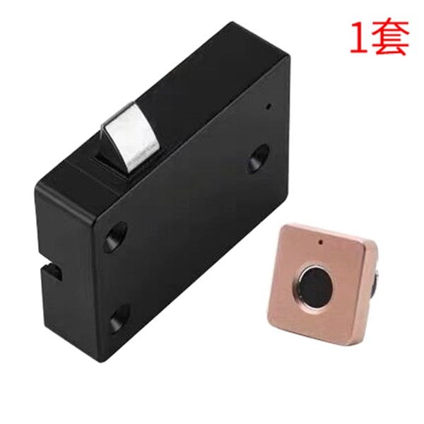 Drawer Intelligent Electronic Lock File Cabinet Lock Storage Cabinet Fingerprint Lock Cabinet Door Fingerprint Lock Furniture: Pink 1