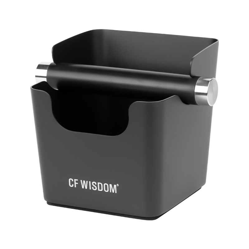 CF WISDOM Koffie Klopbox Espresso Grondbak Duurzame Antislip Koffieafvalcontainer voor Thuis Barista Commercieel Café Gebruik
