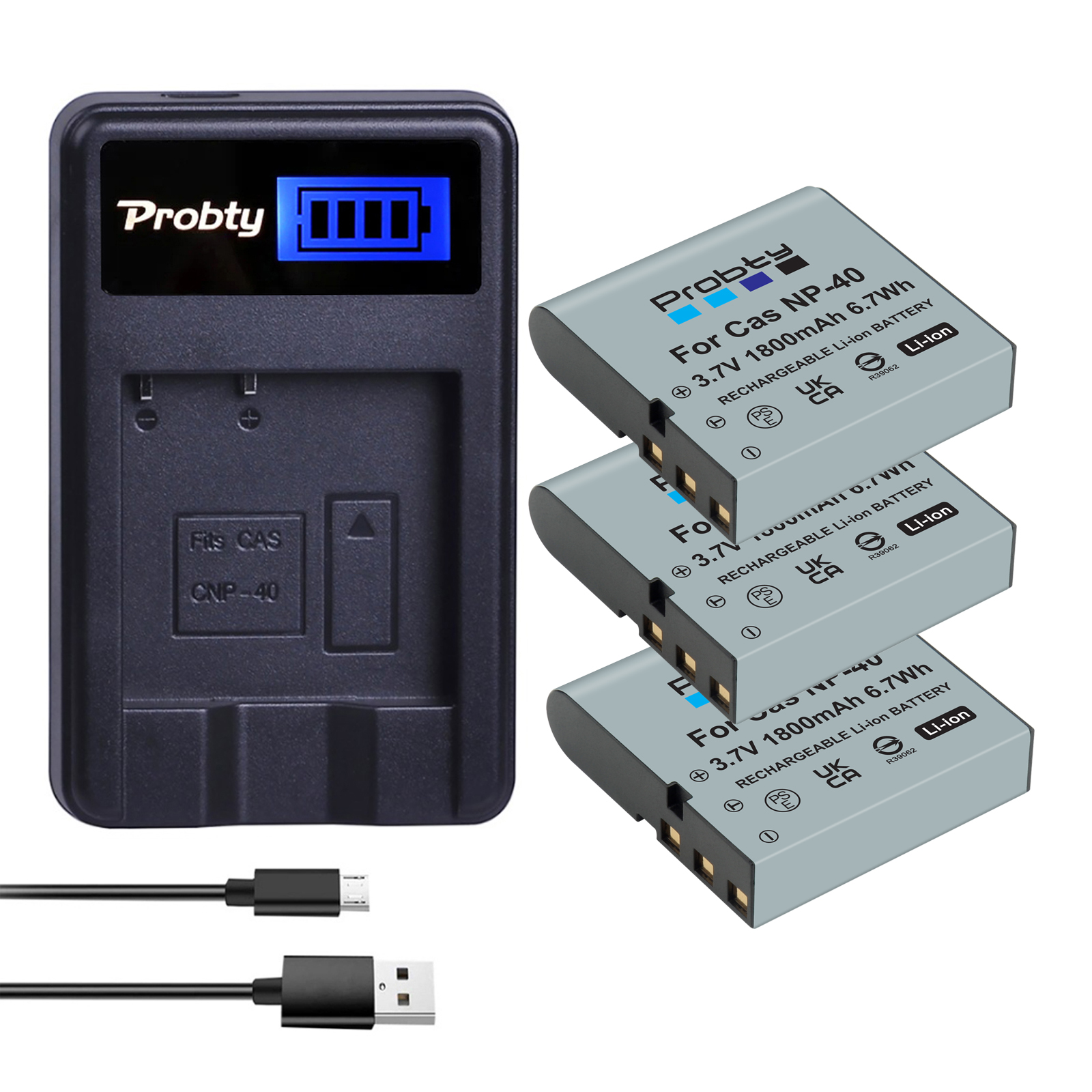 Batería para cámara Kodak AZ362 AZ522 AZ501 AZ526 AZ361 AZ521 AZ422 AZ525 AZ527 AZ528 AZ421, batería de 1800mAh LB-060 LB060 NP-40 NP 40: Verde