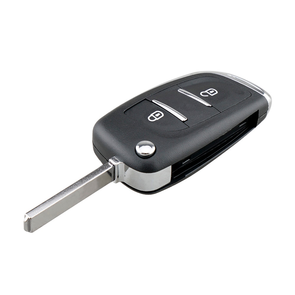 För citroen nyckelskal 2/3 knappar smart bilnyckelfodral för peugeot 307 308 407 408 3008 för citroen picasso  c2 c3 c4 c5 c6 c8