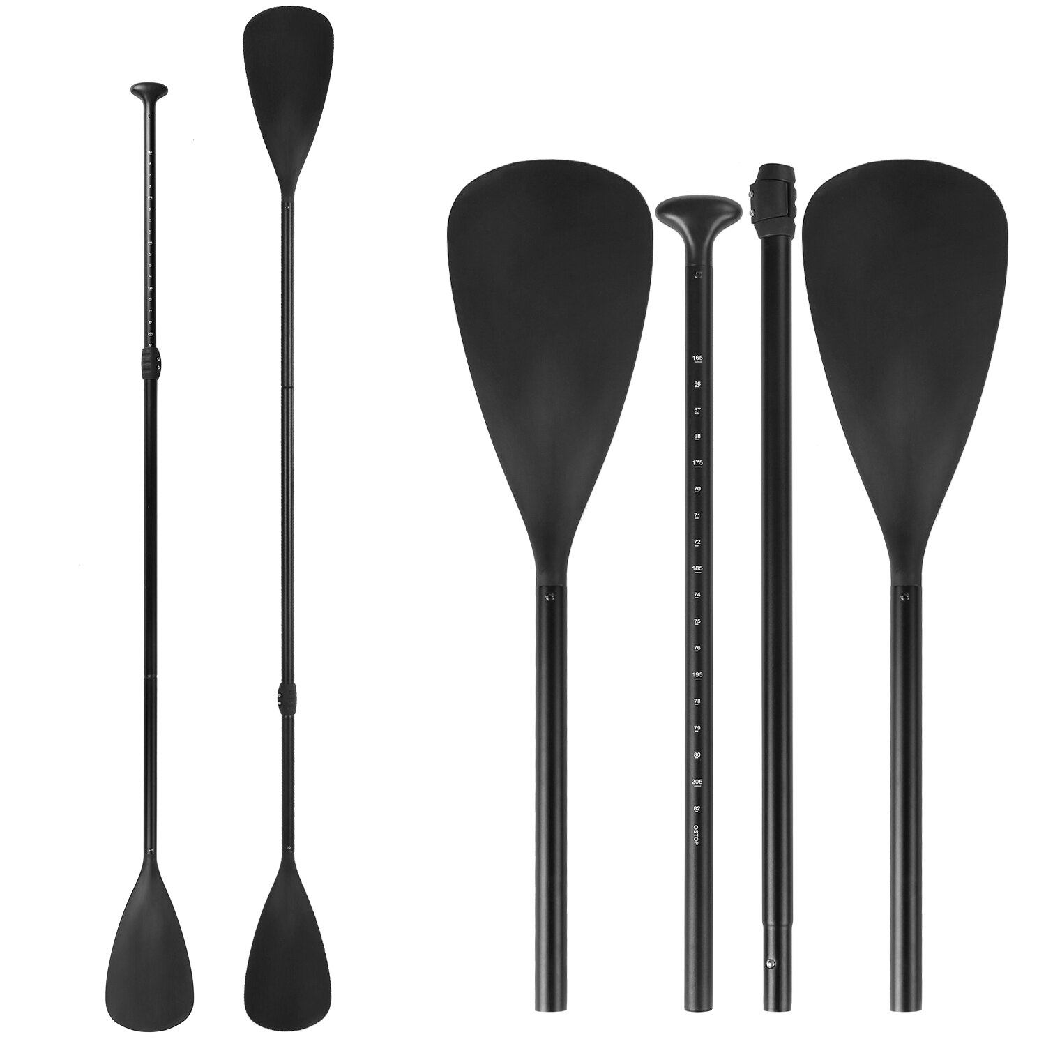 4- stykke justerbar sup paddle kajak båd stand up paddle board