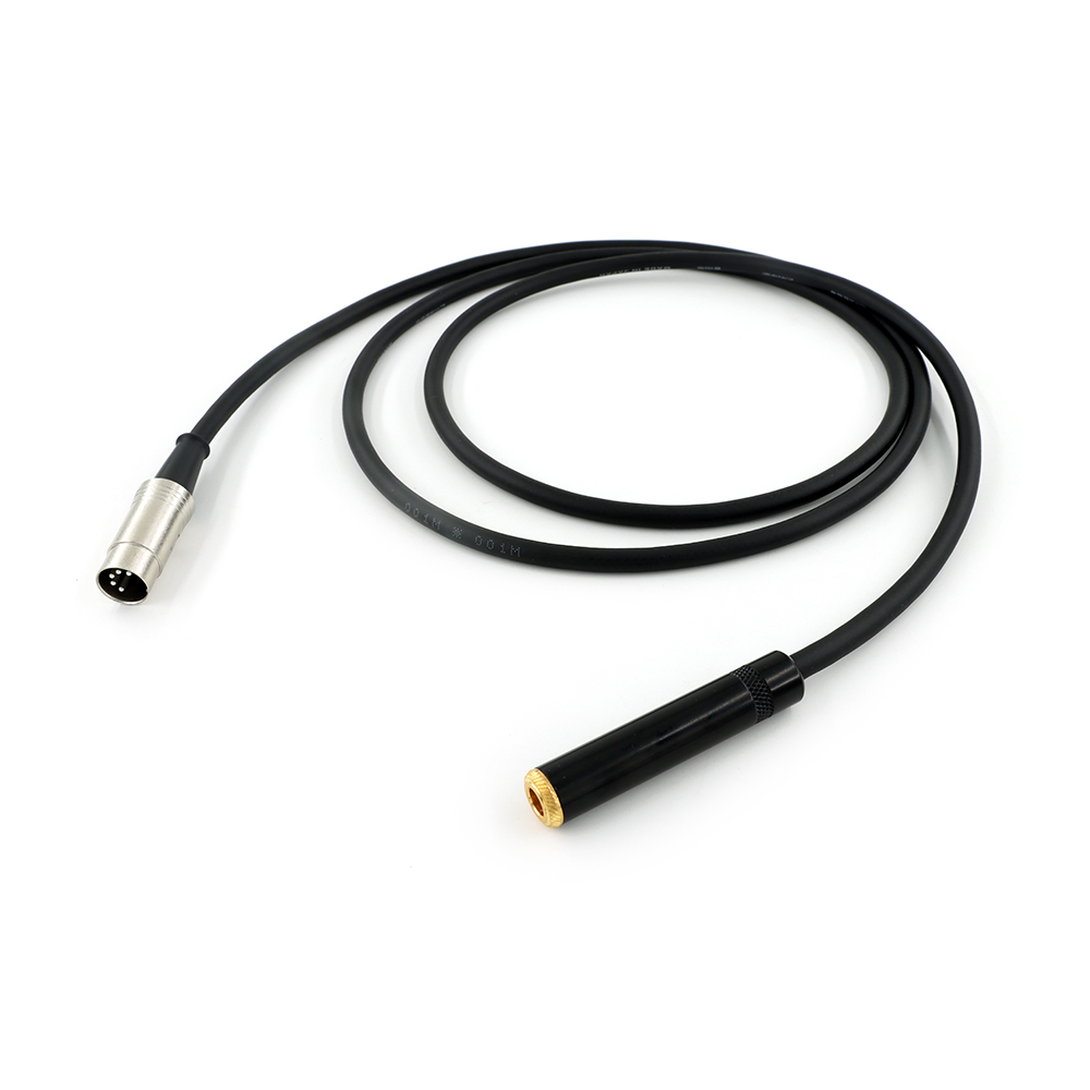 Canare L-4E6S Star Quad 5-Pin DIN Male MIDI to trs 6.35 jack female 6.5 mm Male adapter Plug Audio Cable