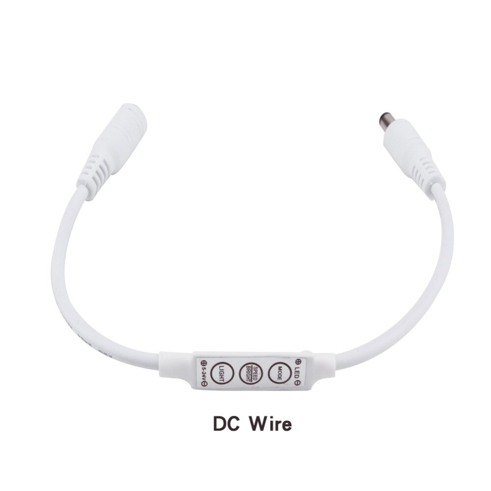 Mini 3 Key LED Strip Controller Single Color Dimmer for LED 3528 5050 Strip Light