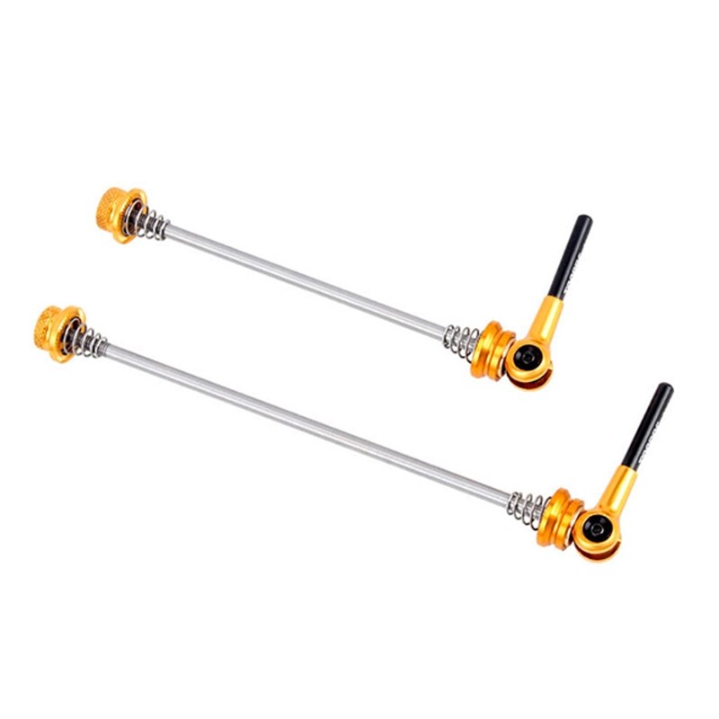 1 Set Mountain Road Bike Lightweight Quick Release Skewer Bicycle Cycling MTB Part Titanium Axle CNC Wheel Hub Fix Lever: 3
