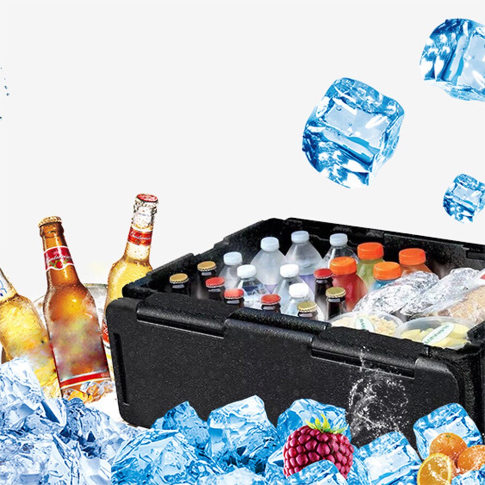 Incubadora plegable de 24L, portátil, pícnic al aire libre, comida, vino, Whisky, cubo de hielo, aislante, impermeable, nevera, caja de almacenamiento fresca