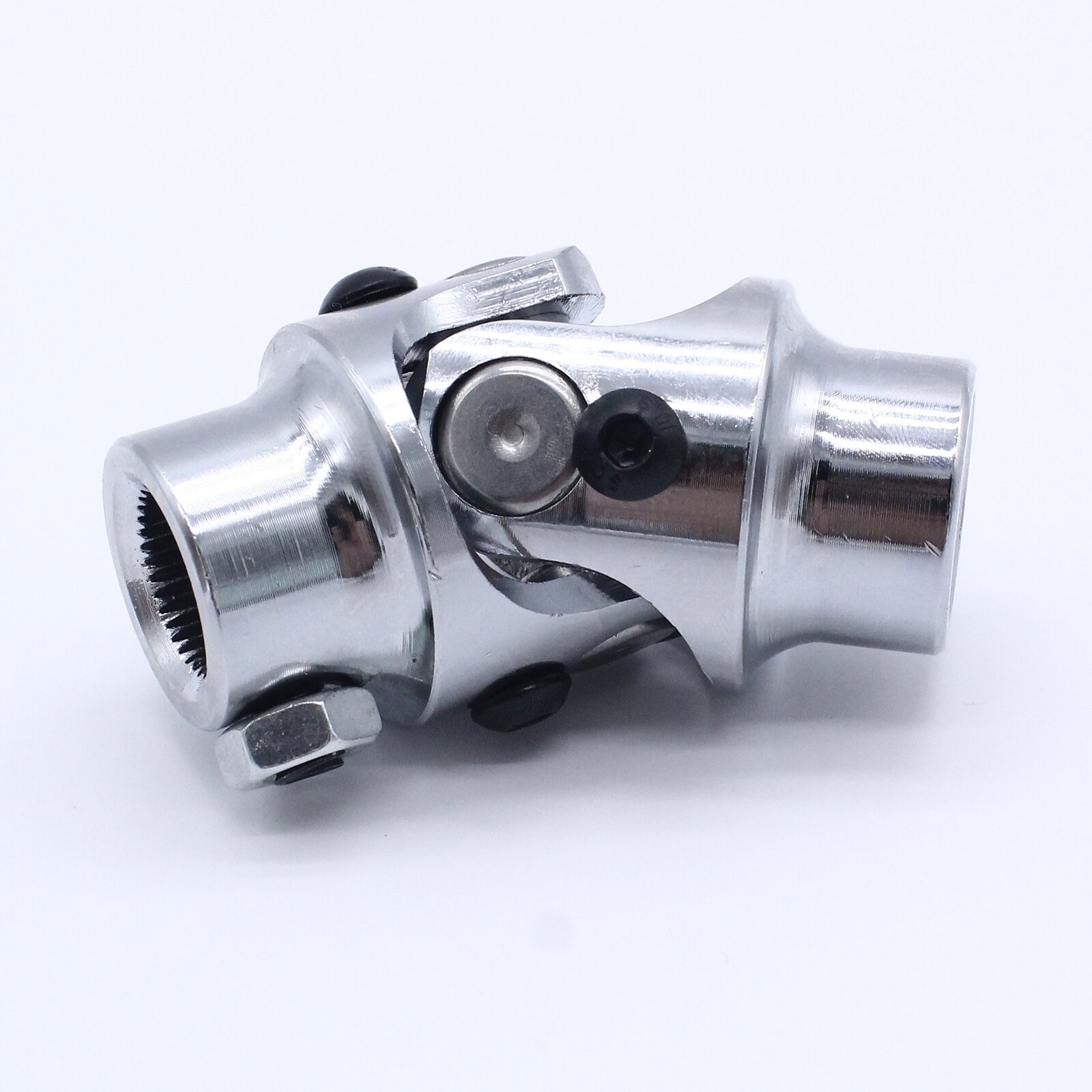 Chrome Round CoatedSingle Steering Shaft Column Universal 3/4&quot;-36 3/4&quot; DD 1x