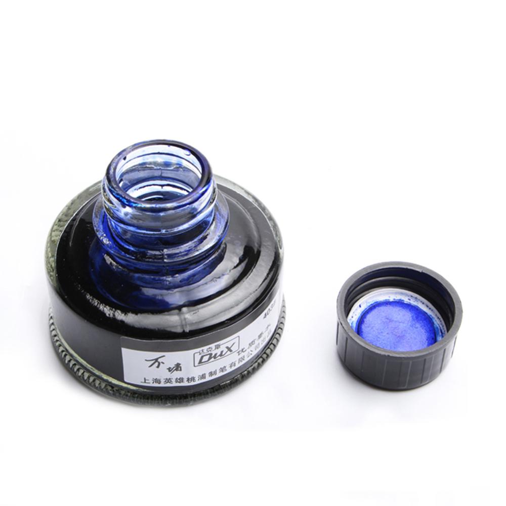 50ML Smooth Writing Fountain Pen Ink Glass Bottle Student School Office Supplies