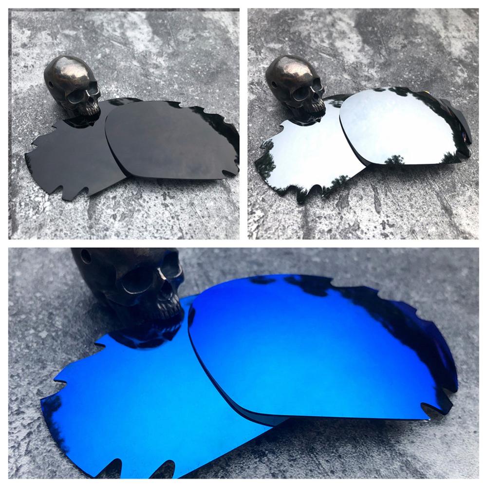 Firtox – lentilles de remplacement polarisées améliorées, pour lunettes de soleil à ventilation Oakley Jawbone (lentilles uniquement), plusieurs Options: Black Sliver Blue
