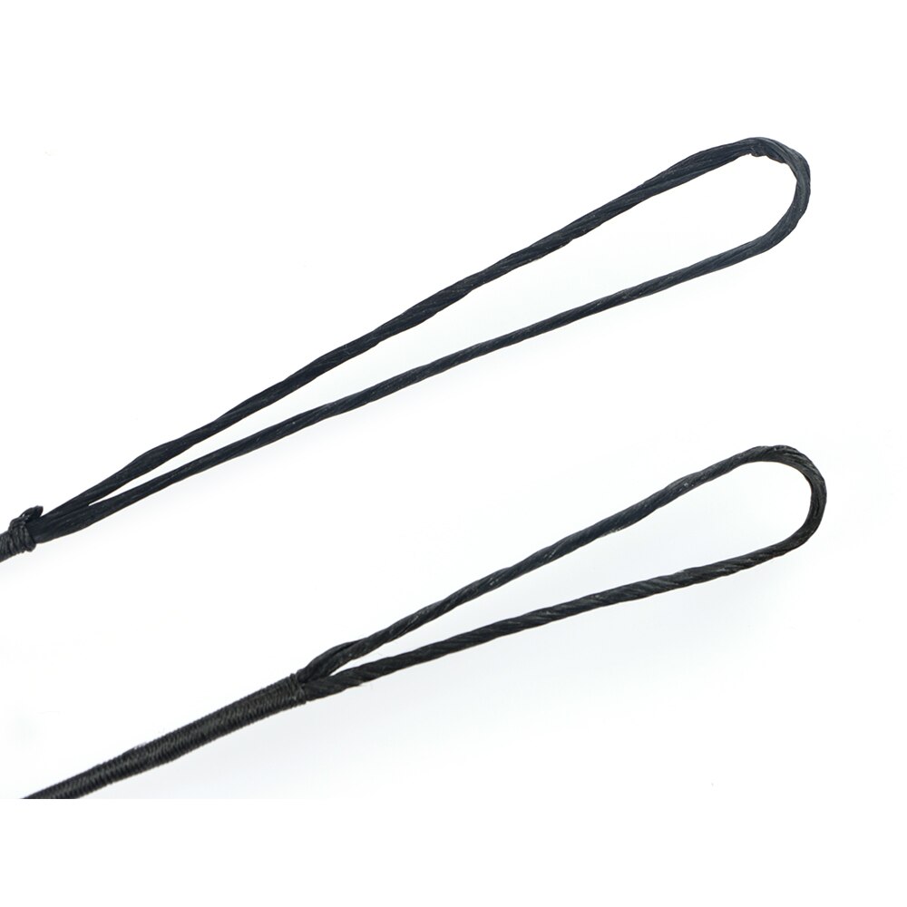 Recambio de cuerda de arco tradicional y recurvo, 44-70 pulgadas, todos los tamaños de longitud, negro, 1 unidad