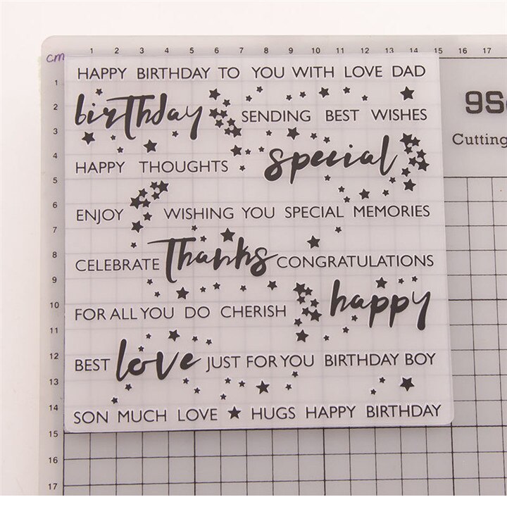 1 pcs Embossing Folders DIY making Paper Cards Craft Card stencil Scrapbook Template Plastic transparent Stamps Wedding Decor