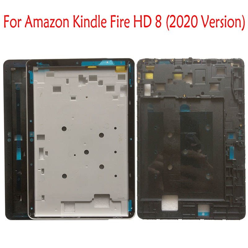 (1 stück für fire  hd 8 version) frontblende, mittelgehäuse + hintere batteriefachabdeckung, gehäusetür ersetzen