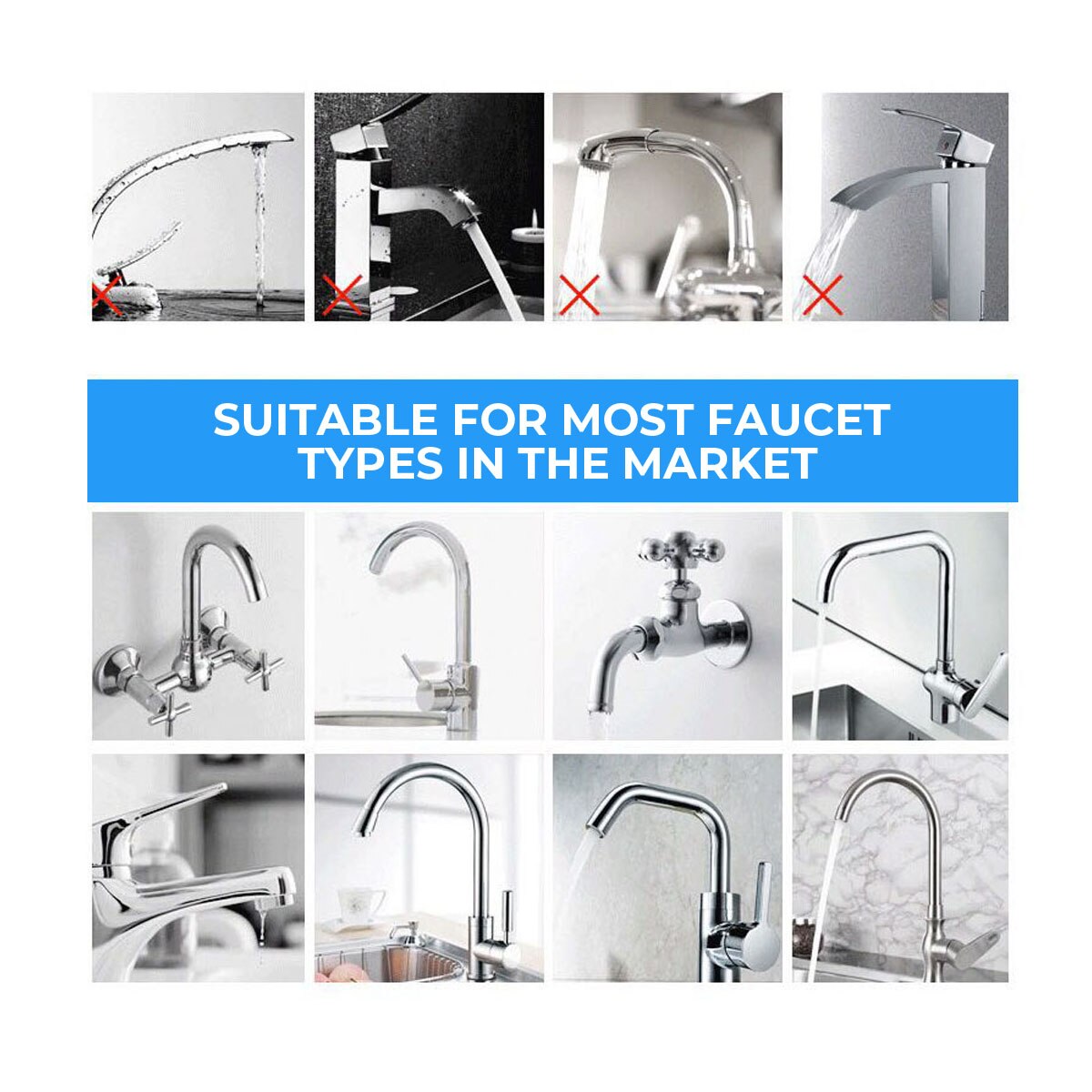 3000W Electric Kitchen Water Heating Tap Instant Water Faucet Heating Tankless Water Heater LED Display