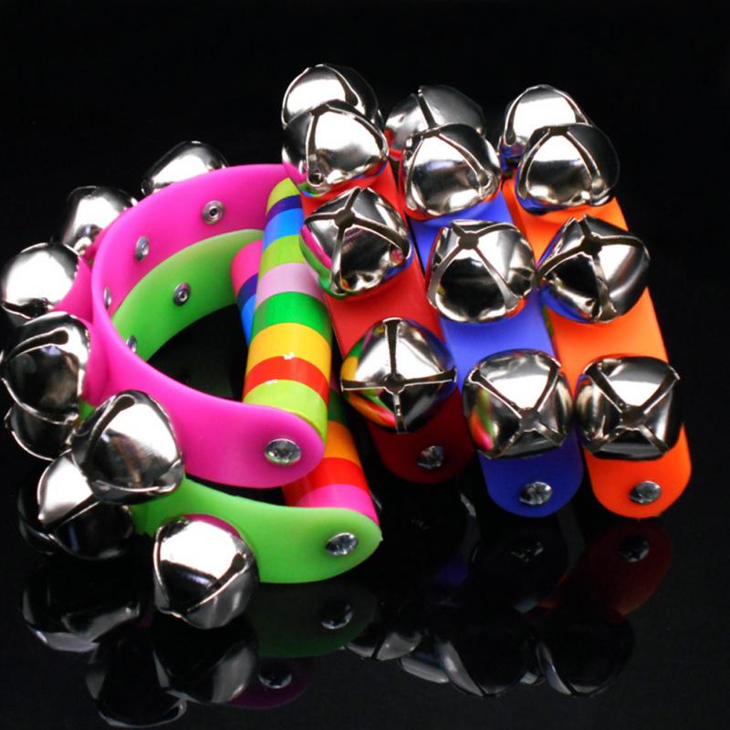 Musical Instrument Hand Held Tambourine Jingle Shaking Tambourine Rhythm Percussion Instrument For Baby Kid