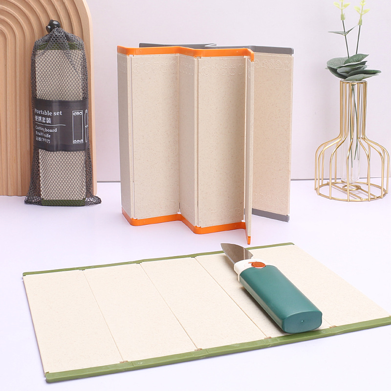 Cutting Board Outdoor Portable Foldable Cutting Board Travel Picnic Cut Vegetables and Fruits Double-sided Cutting Board