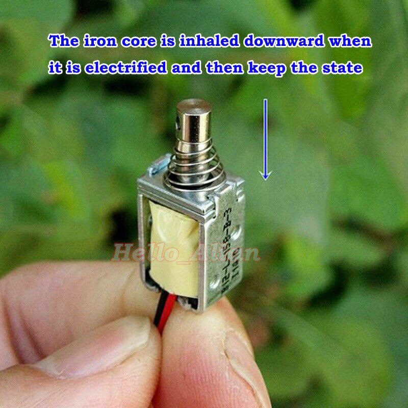 DC 5V ~ 6V Mini DC Solenoid-elektromagneten Selbst-halten Saug Typ rahmen typ quadrat Magnet Für haushalts Geräte Magnet