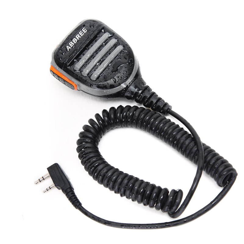 ABBREE Rainproof Speaker Mic Microphone for baofeng DMR Digital Walkie Talkie DM-1701 DM-860 portable Radio