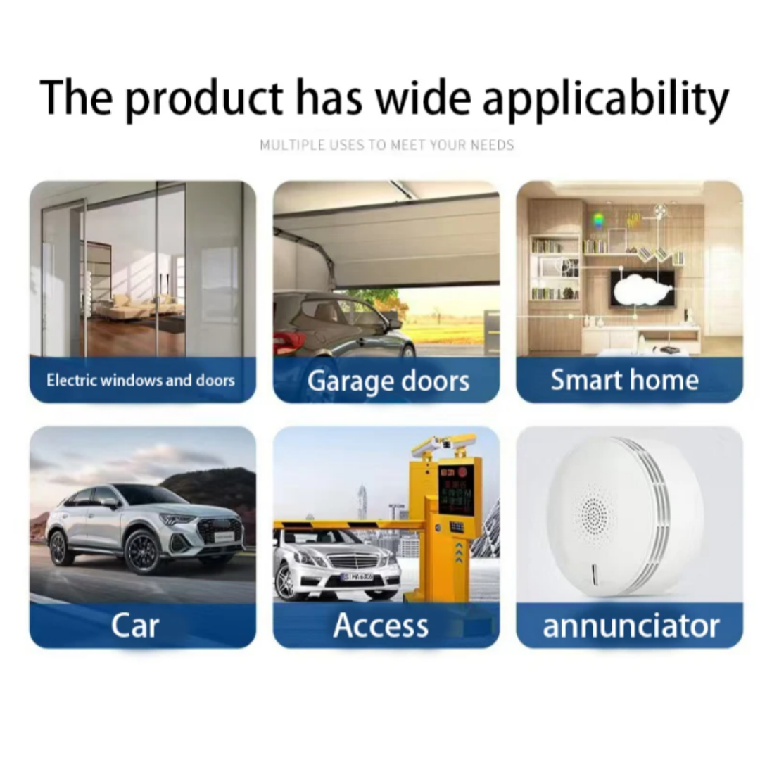 Garage Remote Opener Garage Remote Control With Battery Remote Control With Manual 100 Meters Control Door