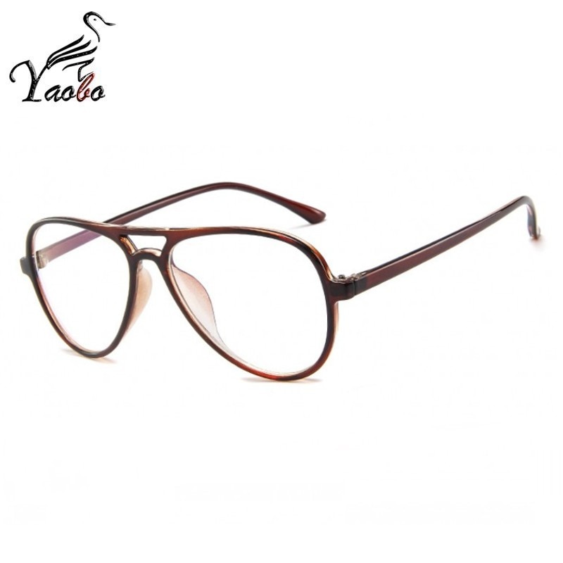 Top Transparent Aviation Glasses Frame Women Vintage Clear Frame Glasses Plastic Eyeglass Frames Female Eyewear