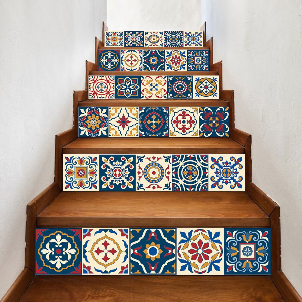 Treppe Nähte Serie Farbe Fliesen Dekoration Hause Wasserdichte Zauberstab Aufkleber Kreative Schritte Aufkleber