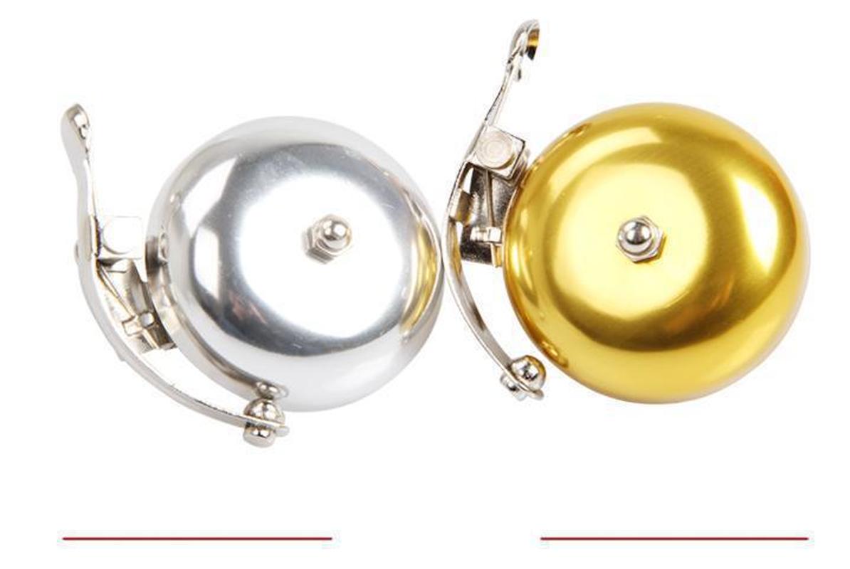 Bicycle Metal Bell Ring Loud Sound One Touch Classic Handlebar Cycling Bicycle Bell Ring Horn Alarm Accessory Cycle Push Bike