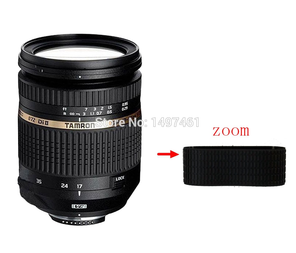 Lens Zoom of focus Rubber Ring/Rubber Grip Reparatie Vervangsmiddel Voor Tamron SP AF 17-50mm f /2.8 XR Di II VC (B005) lens