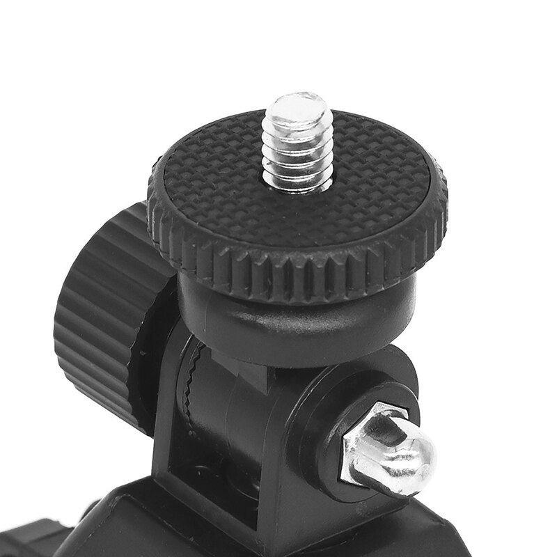 1Pcs Black 1/4 Camera DV DSLR Bike Bicycle Handlebar Clamp Bracket Tripod Mount Screw Clip For Gopro For Camera DV