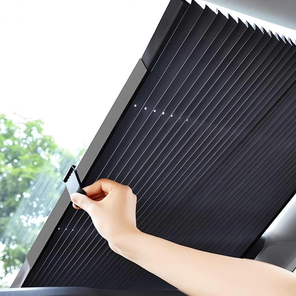 Raamgordijnen voor autostoelen Veelzijdige auto Zon Intrekbare gordijnen voor UV-voorruit Tinten voor voertuigen Zon