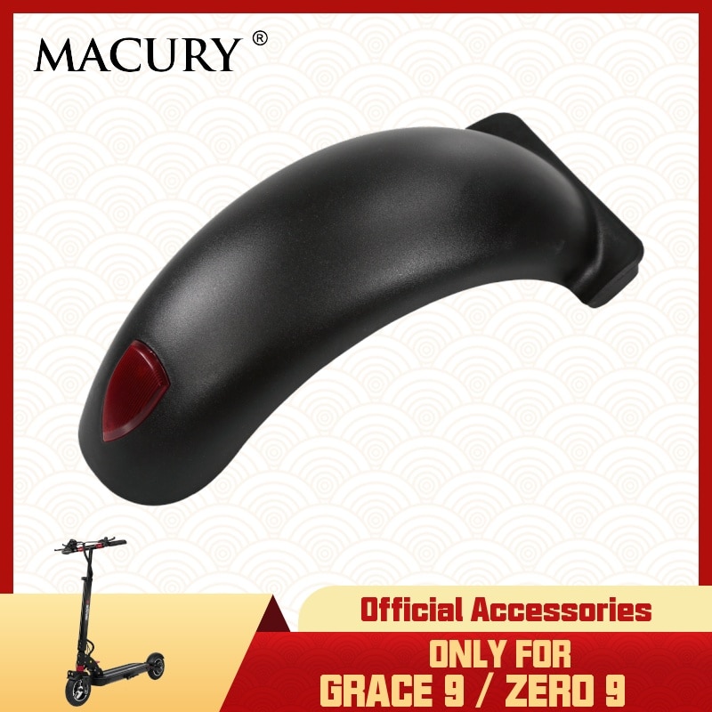 Front & Rear Fender Mudguard for Grace 9 Zero 9 Zero9 T9 Electric Scooter Wheel Cover Macury Spare Parts