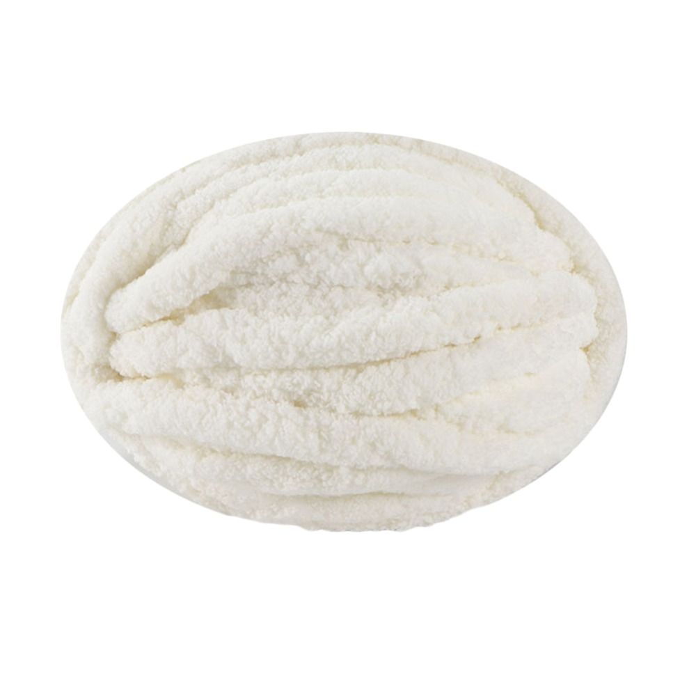 250g/ nystan flerfärgat chenillegarn för stickning och virkning filt kudde grov tjock linje mjukt varmt virkgarn halsdukslinje: Armégrön