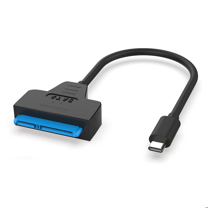 Sata till usb typ c adapter kabel omvandlare för laptop connect 2.5 " ssd hdd hårddisk 25cm
