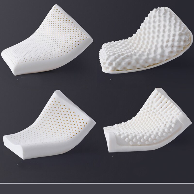 Erwachsene freundlicher Thailand Natürliche Latex Bett Zervikale Kissen Gesundheit Pflege Orthopädische Kissen für Hals Dunlopillo Schlaf Latex Schaum Kissen