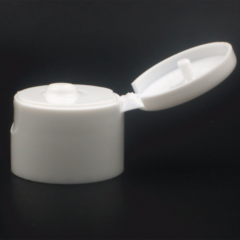 100ml lege, doorzichtige/blauwe/amberkleurige plastic flessen met een pet-dop en een witte/zwarte/transparante flipdop  x5