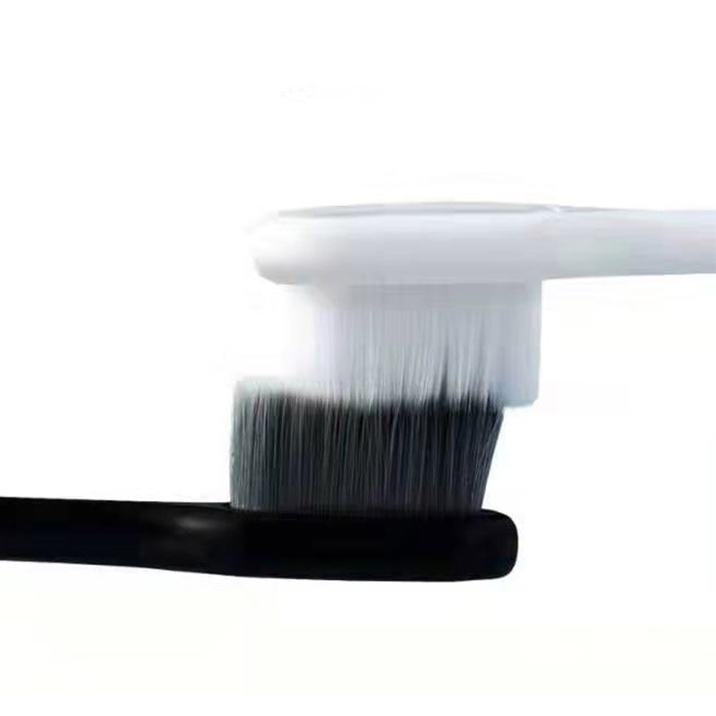 Brosse à dents Ultra fine Dense, en Fiber souple, à poils , Portable pour adultes et enfants, avec boîte