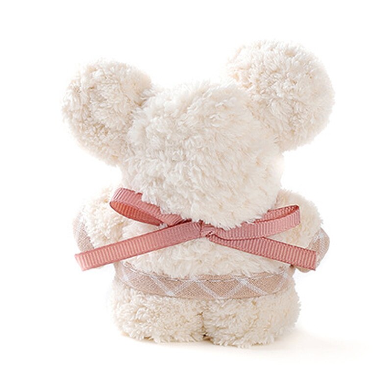 Baby Bath Towel Bear Cake Shape Quick-Dry Face Towel Solid Washcloth Wedding Animal Square Hooded Bath robe: White 1