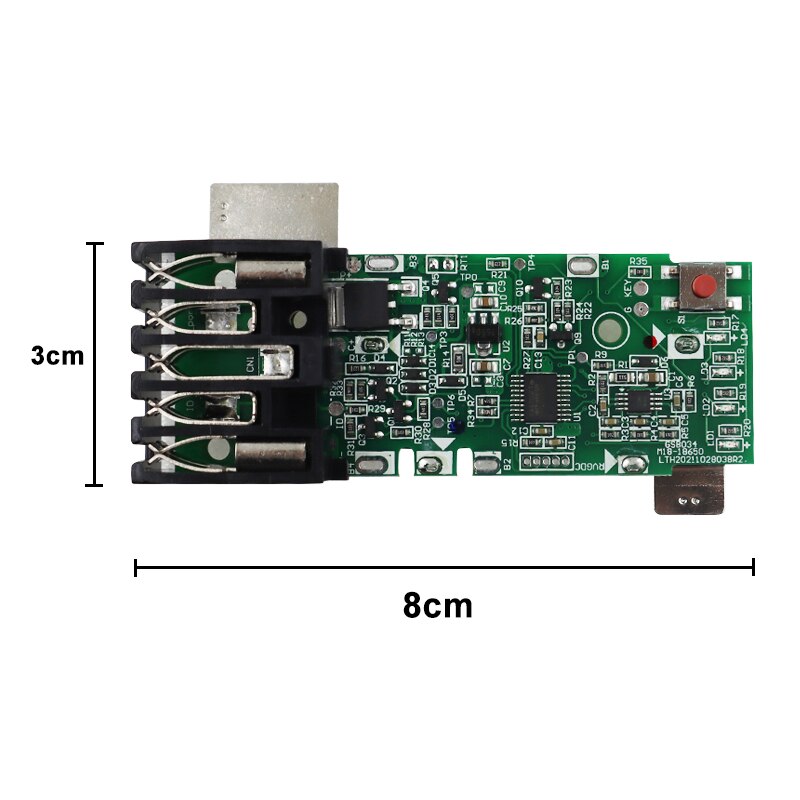 M18-5-10-15 Li-Ion Batterij Plastic Case Opladen Bescherming Circuit Board Voor Milwaukee 18V 3Ah 6Ah 9Ah Sticker Printplaat Shell