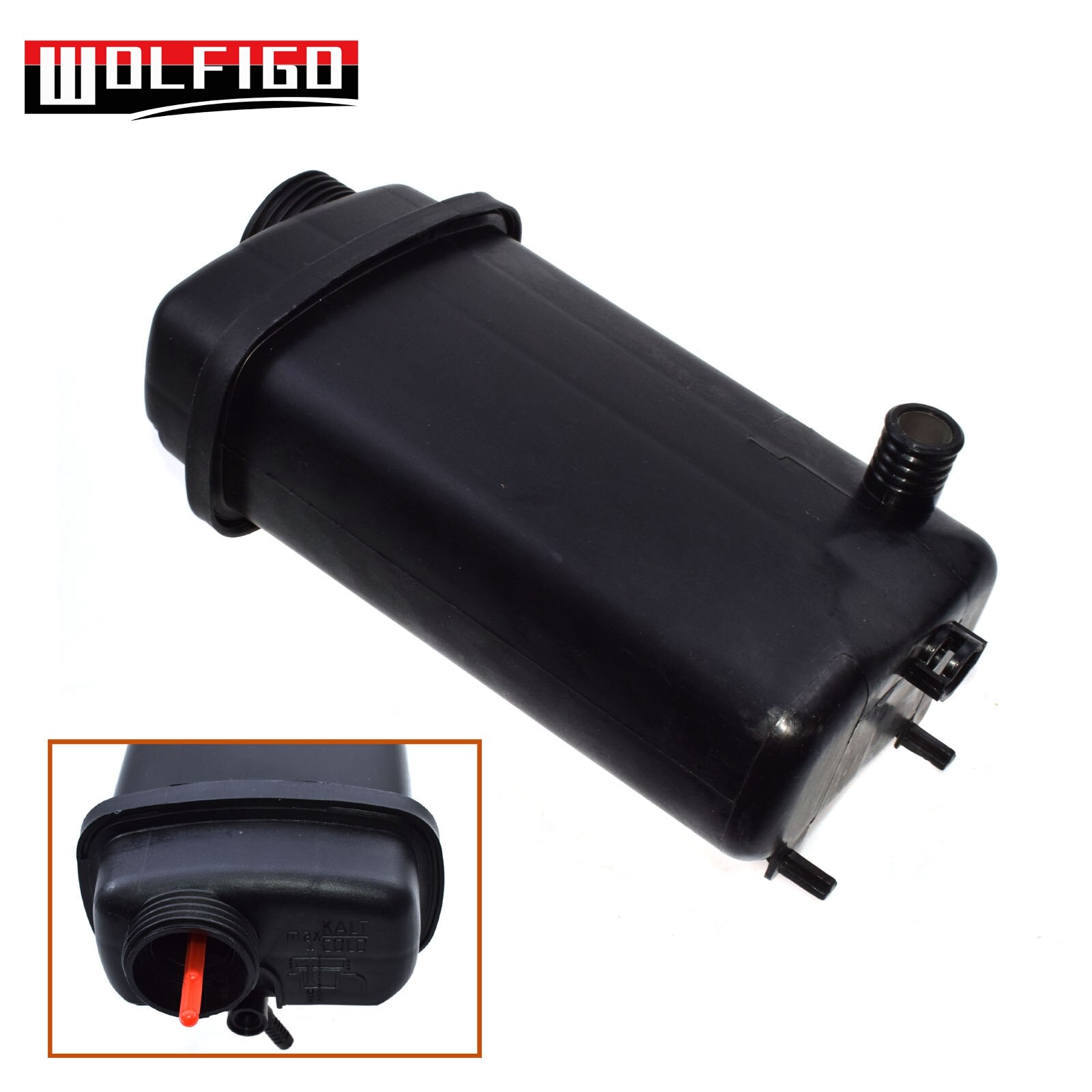 Wolfigo kylvätska expansionstank &amp; mössa &amp; sensorsats för bmw  e39 e38 e31 3.0 3.5 4.0d 17111741167,4027816237471,61318360876: Tank