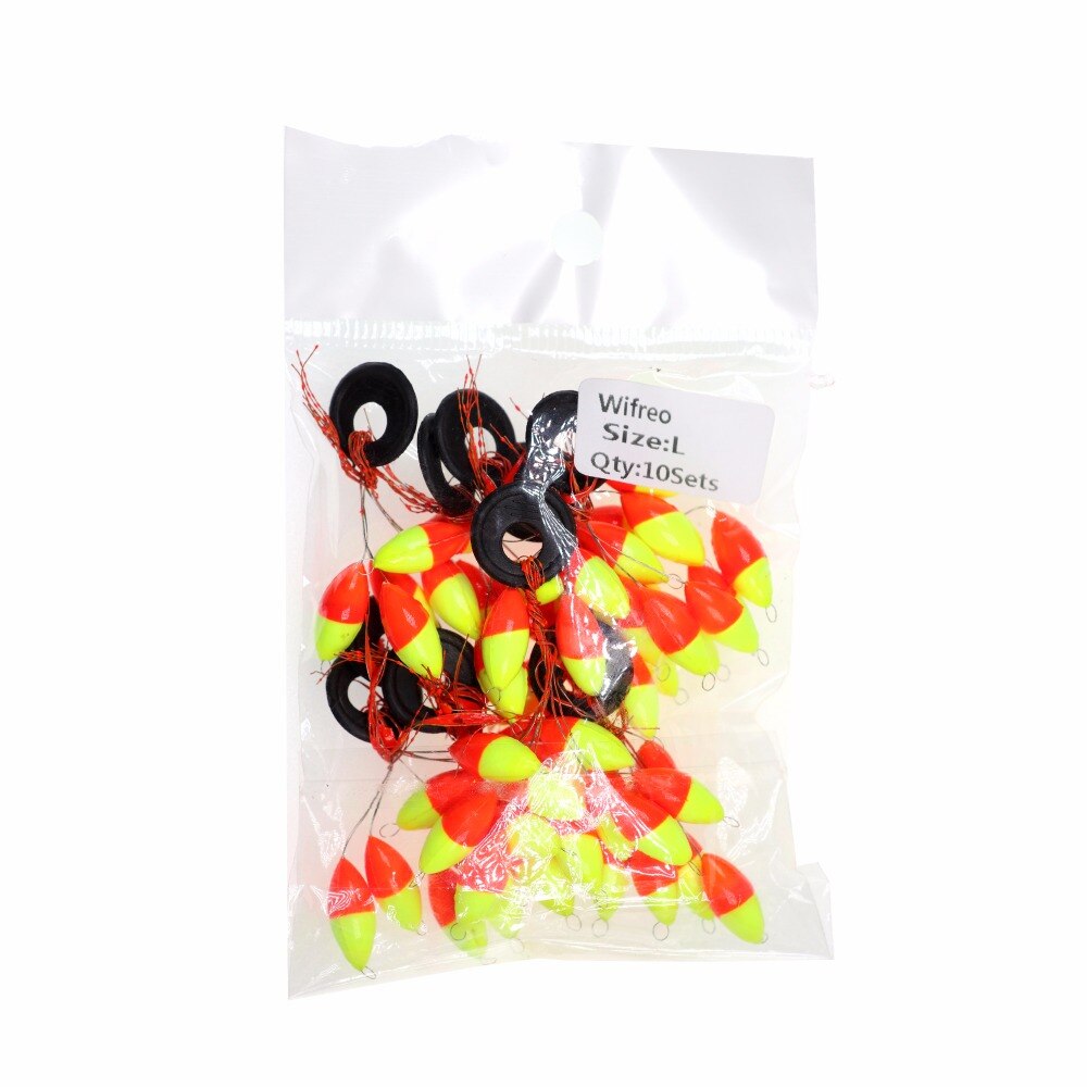 [10set=60pcs] Seven-star Oval mini fishing float Space beans Easy Use Floater are put on the like a stopper and be fixed