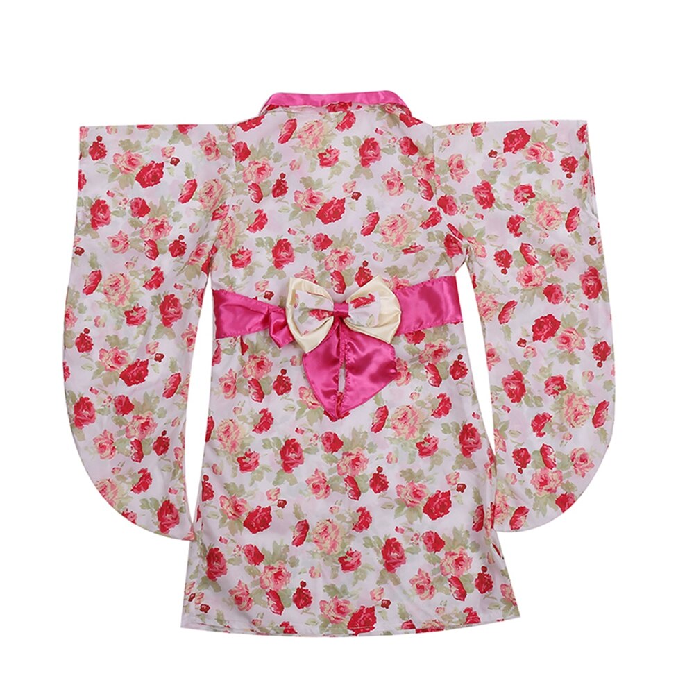 Disfraz de princesa asiática para niñas, Kimono nacional de Geisha japonesa, para Halloween