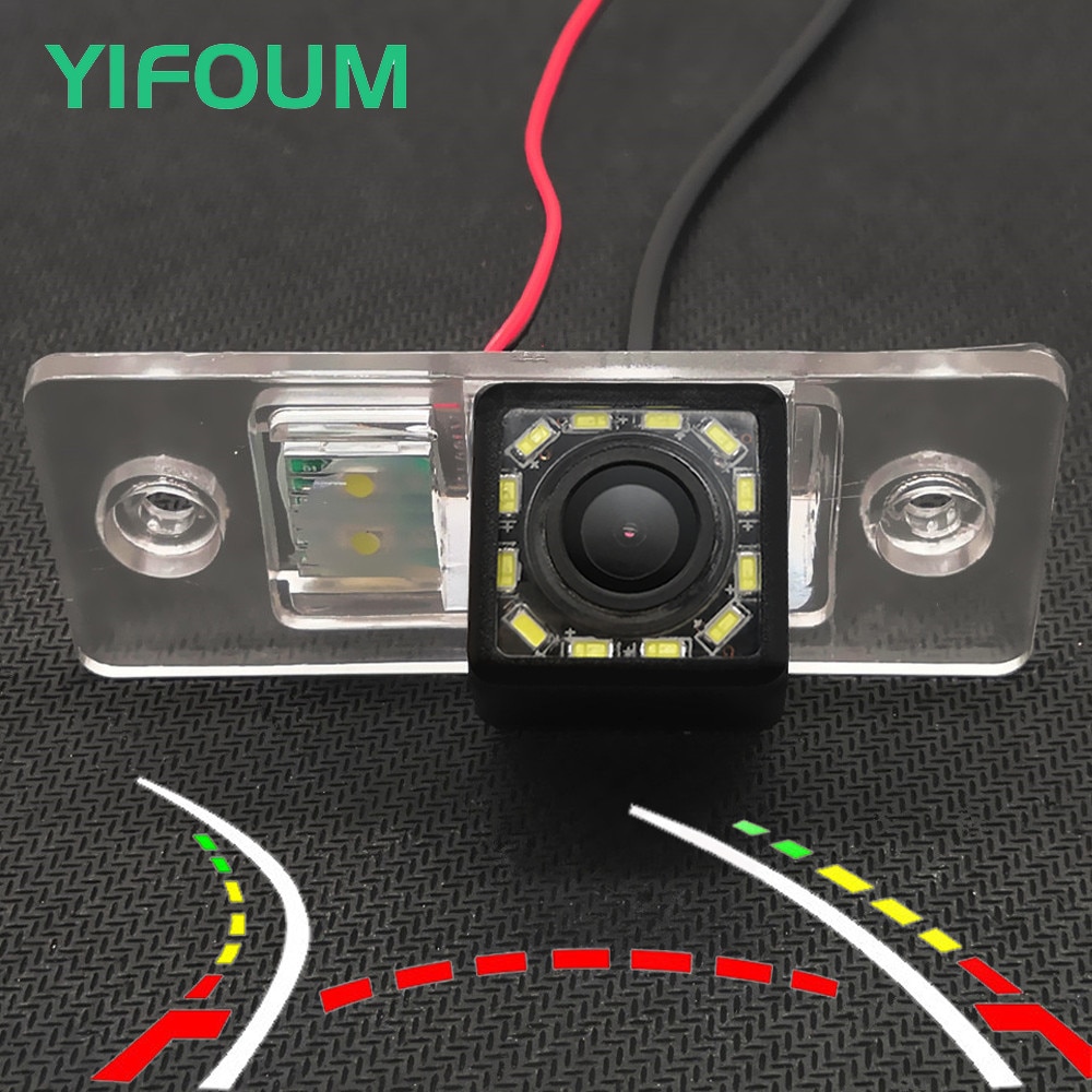 YIFOUM Dynamic Trajectory Tracks Car Rear View Camera For VW Bora Jetta Touareg Tiguan Passat B5 B6 Golf Polo/Skoda Yeti Fabia